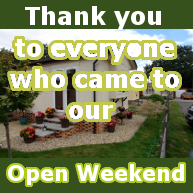 Thank you to everyone who came to our Open Weekend